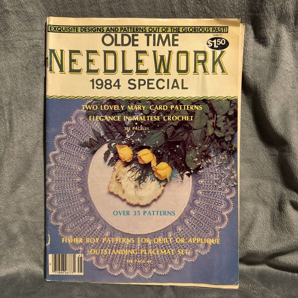 Vintage Olde Time Needlework 1984 Special Exquisite Designs Maltese Crochet